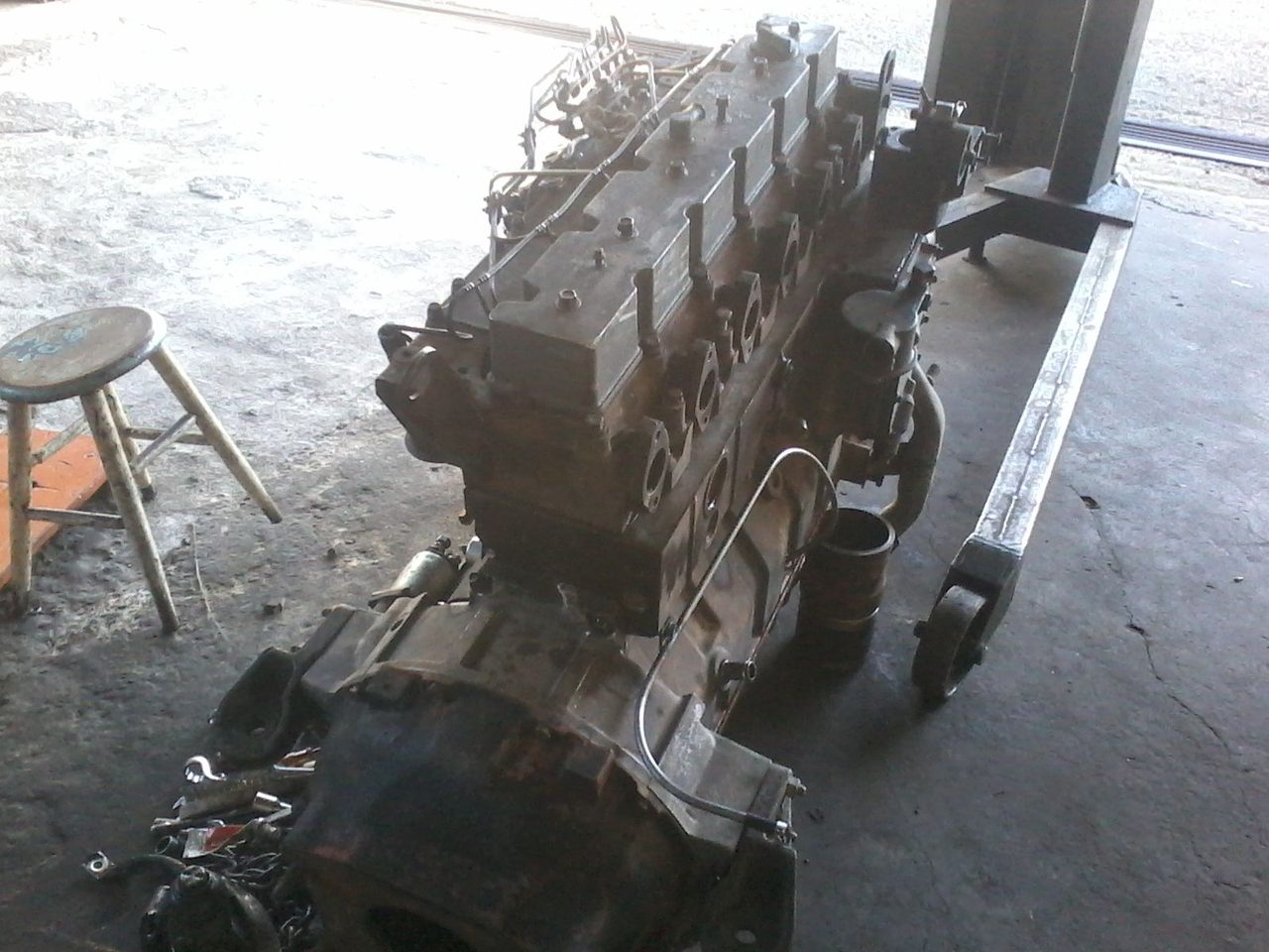 Conjunto motor e câmbio
